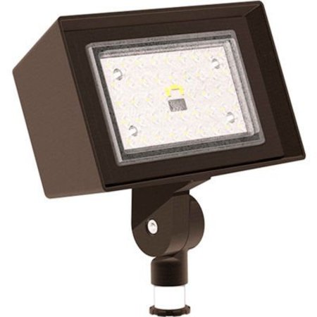 HUBBELL LIGHTING Hubbell Outdoor Ratio LED Floodlight, 3200L, 26W, 50K, Wide Dist, Knuckle Mt, 120-277v RFL2-25-5K